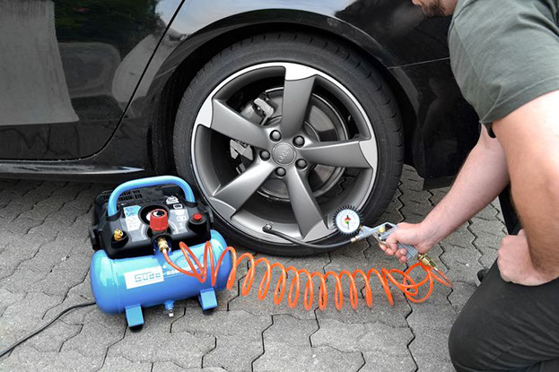 Güde Kompressor mit Reifenfüller