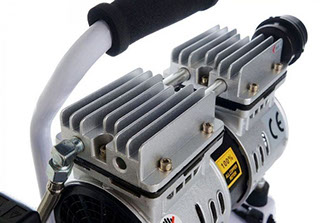 Griff des Implotex Kompressors